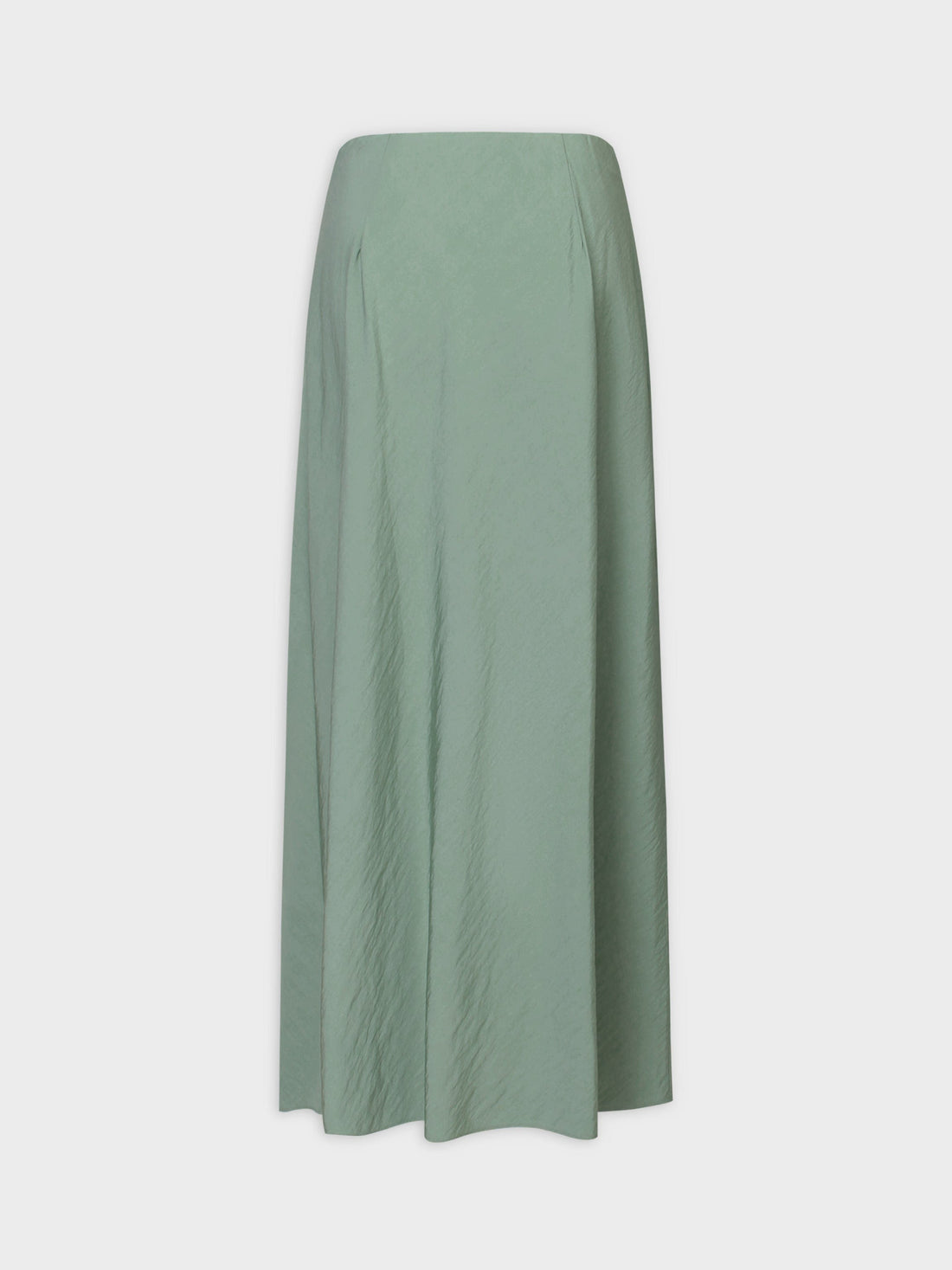 Crinkle Cotton Skirt 38&quot;-Sage