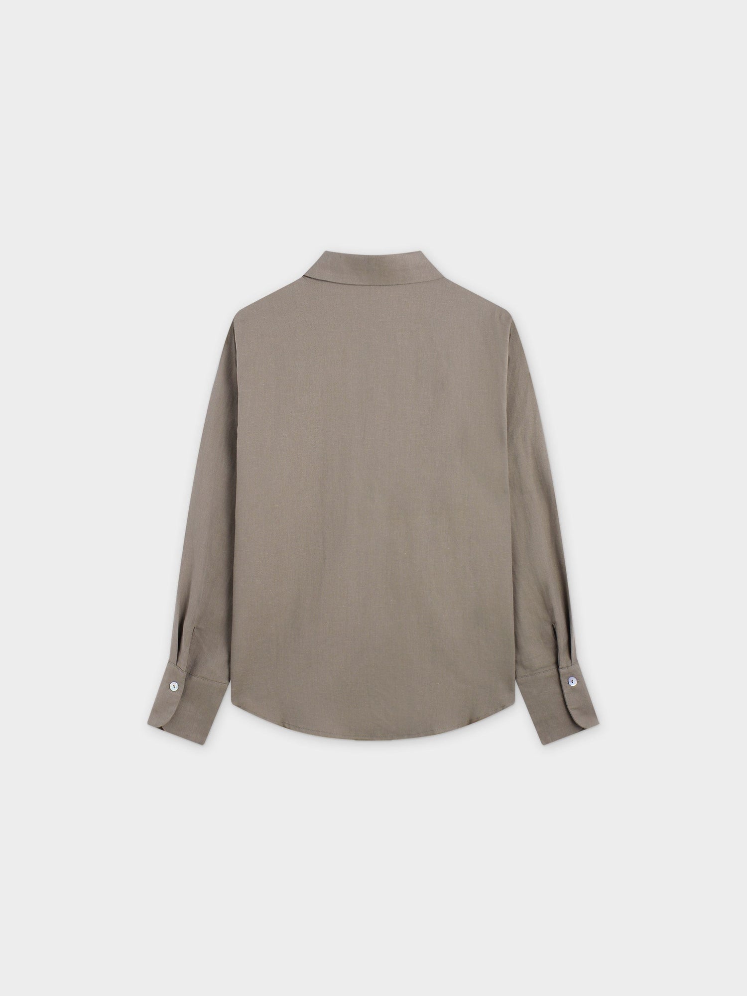 Linen Blouse-Olive