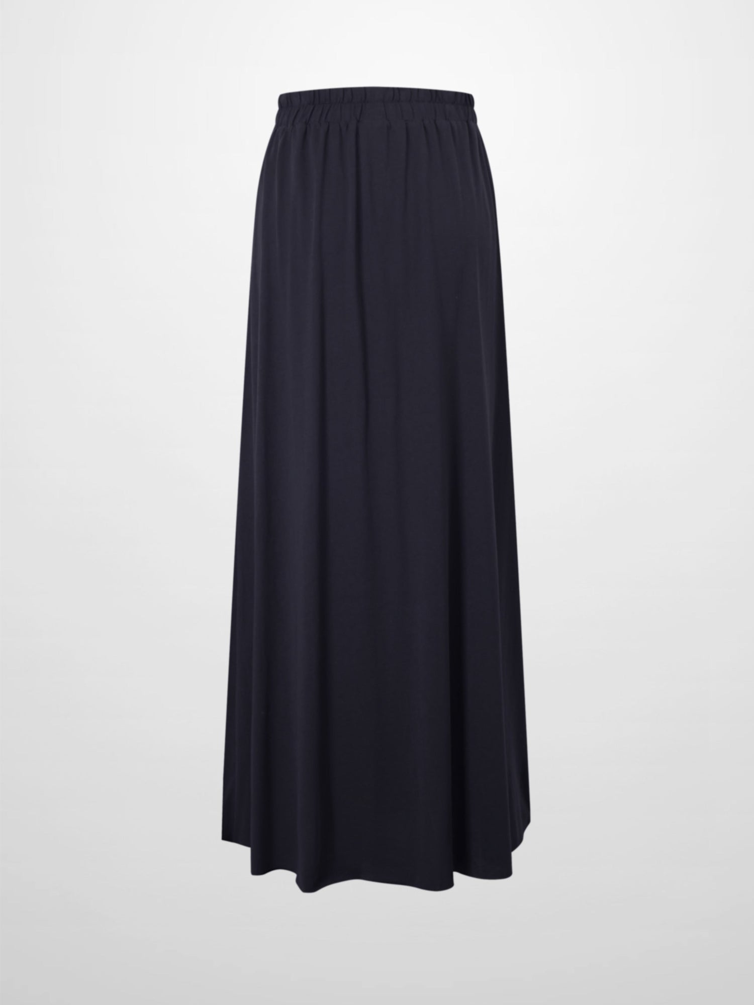 Elastic Waist T-Shirt Skirt-Navy