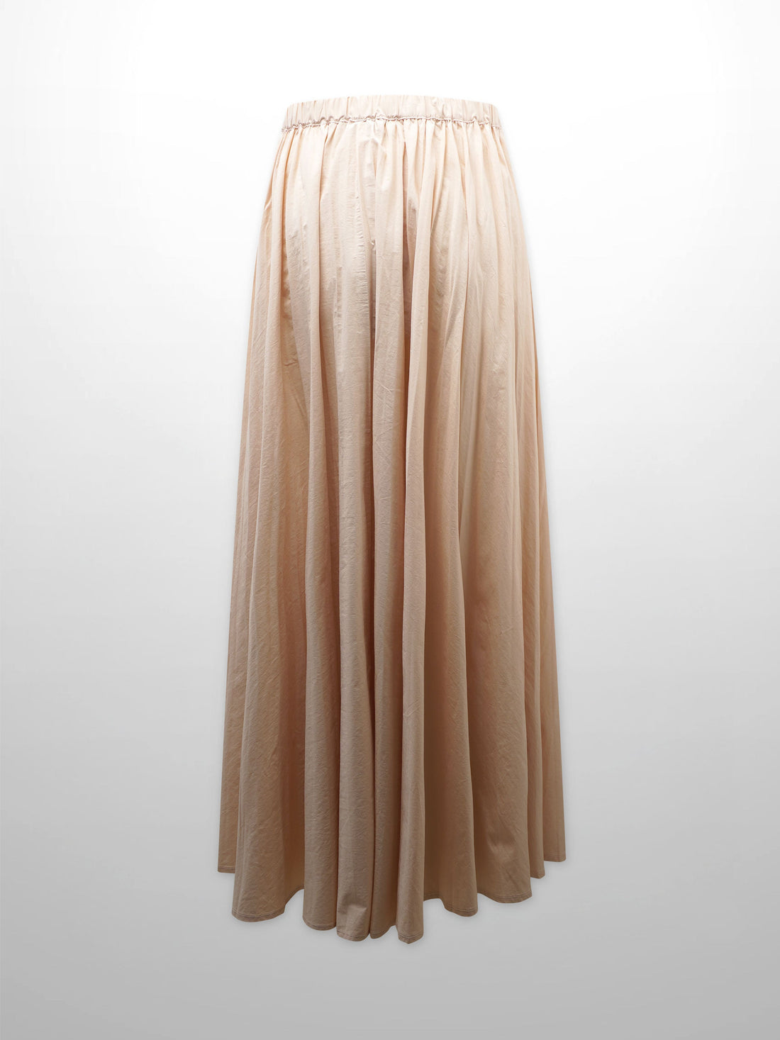 Micro Pleat Elastic Waist Skirt-Rose Pink
