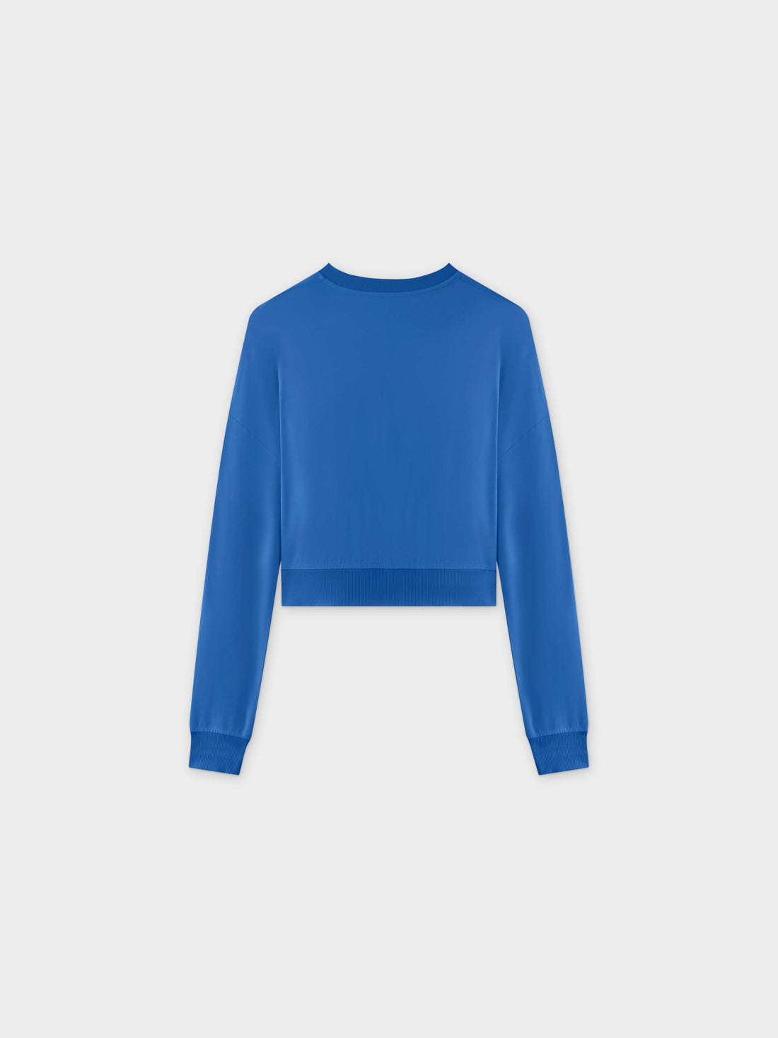 Cropped Tee-Royal Blue