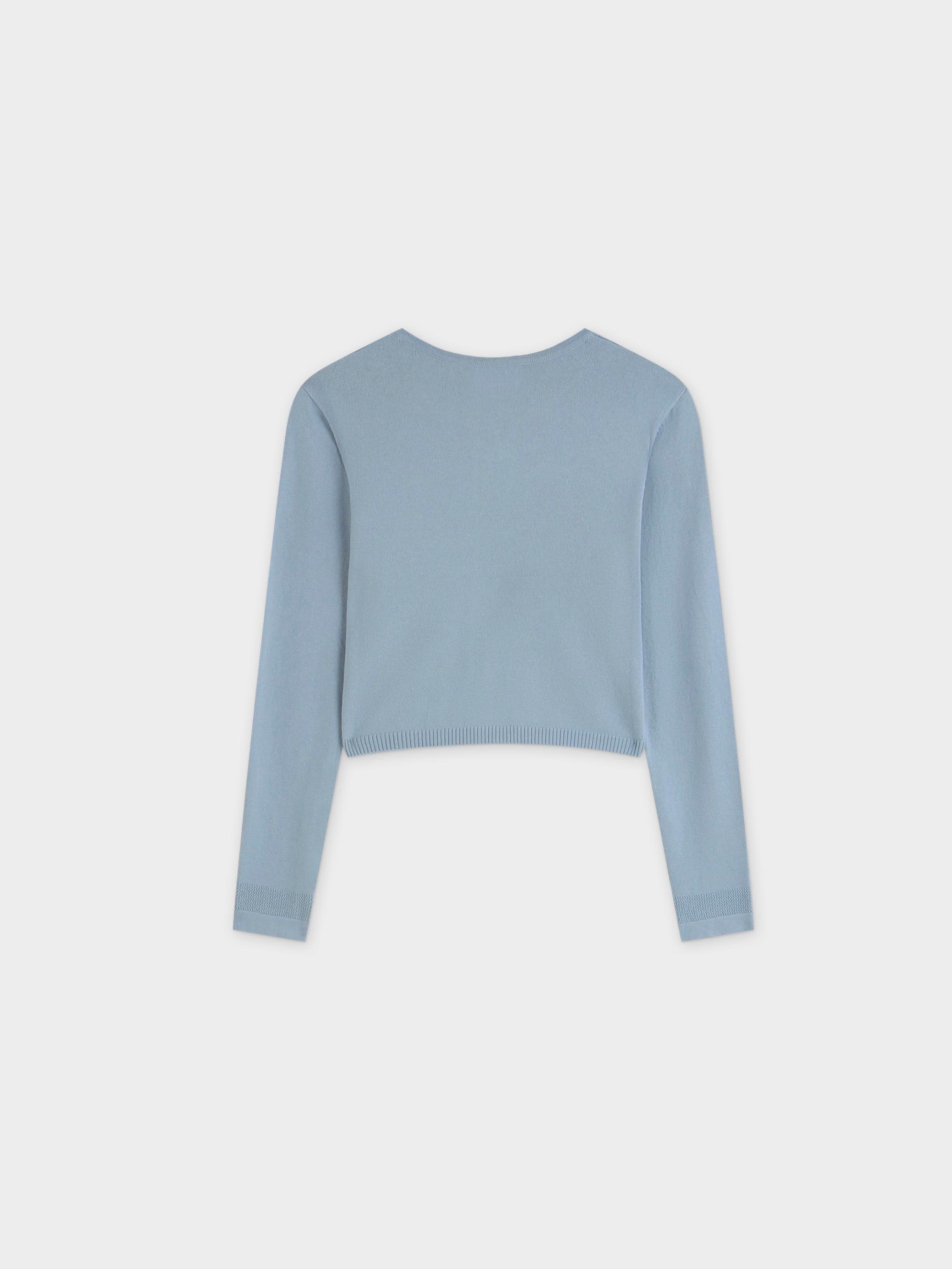 FLAT SHRUG-LIGHT BLUE