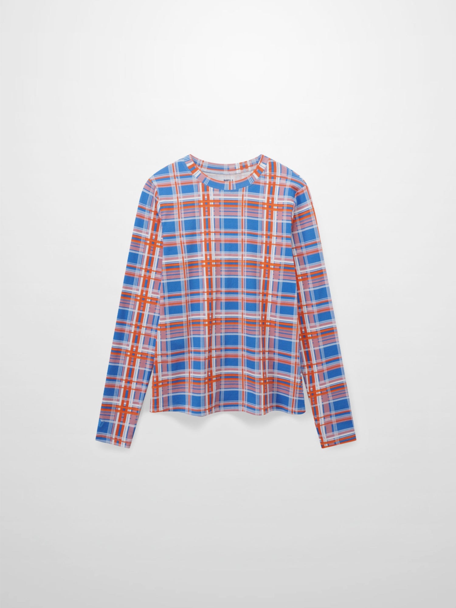 Basic Printed T-shirt-Plaid