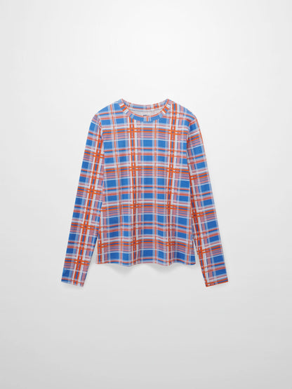 Basic Printed T-shirt-Plaid