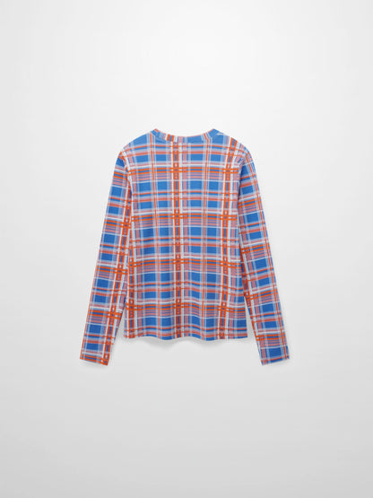 Basic Printed T-shirt-Plaid