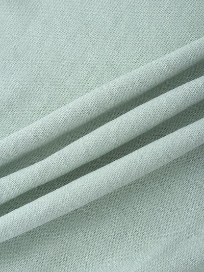 RIBBED WAISTED SWEATER-SAGE GREEN
