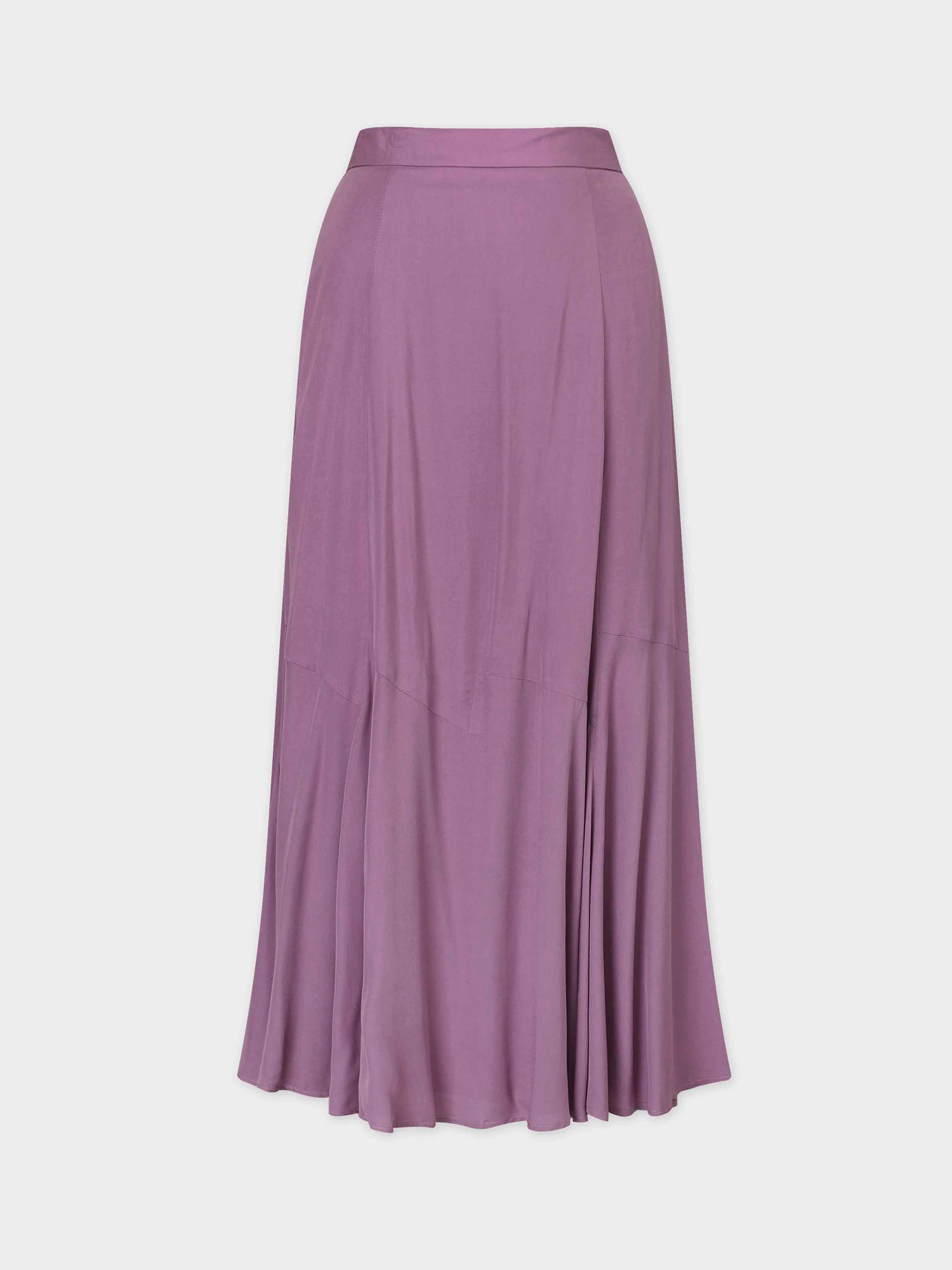 TRUMPET FLARE SKIRT-LILAC