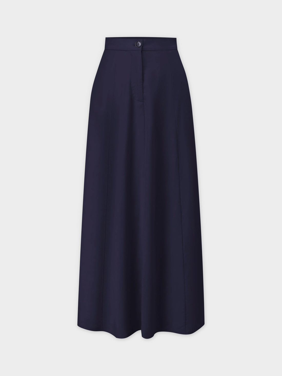 A-Line Seamed Skirt-Navy