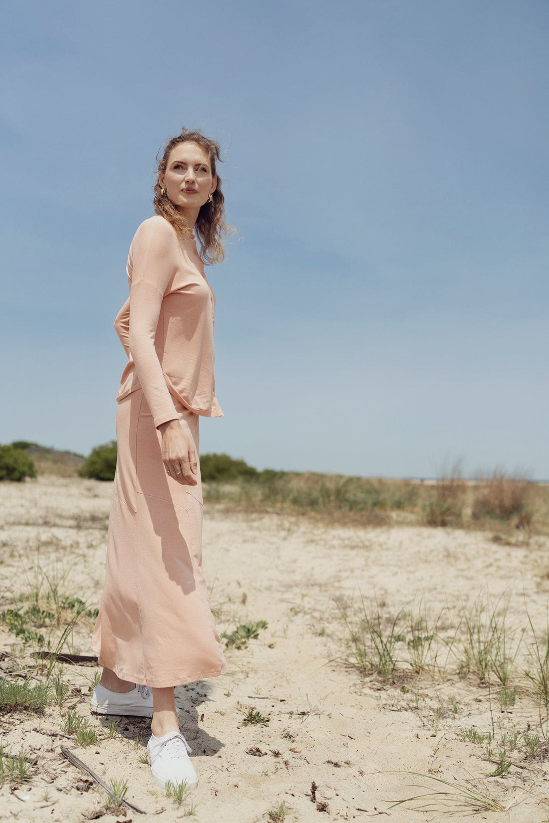 TSHIRT TRUMPET SKIRT-PEACH