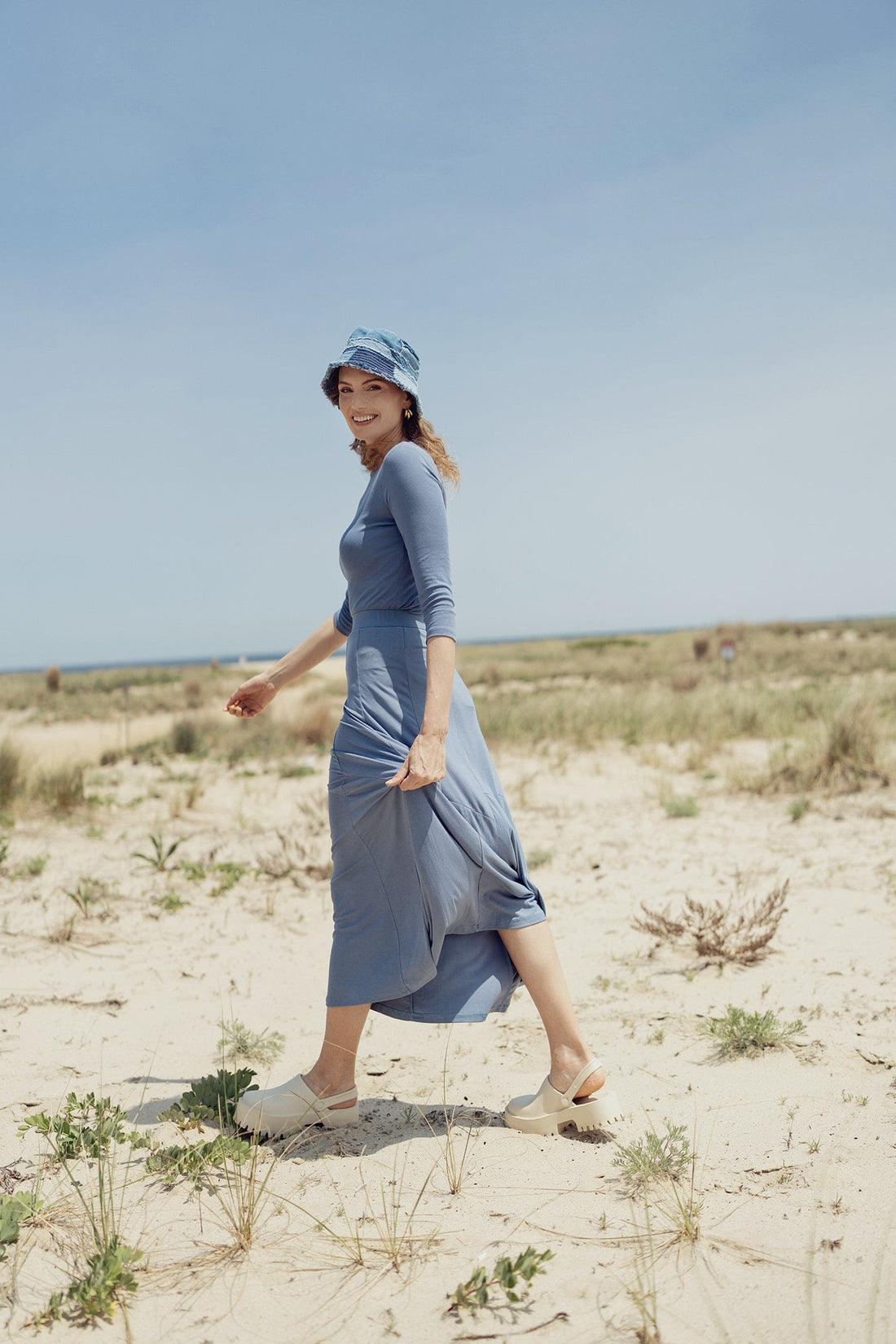 TSHIRT TRUMPET SKIRT-BLUE