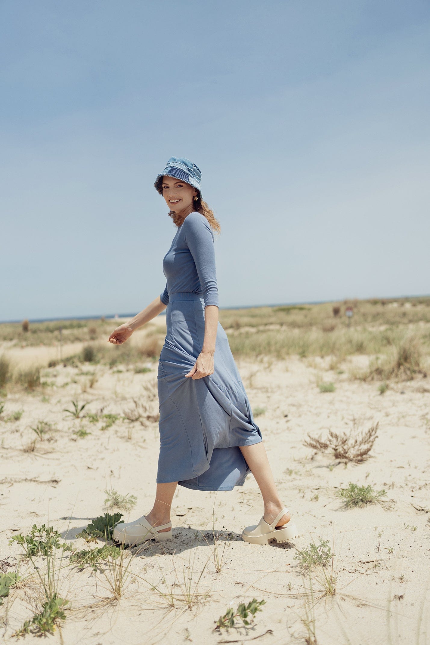 TSHIRT TRUMPET SKIRT-BLUE