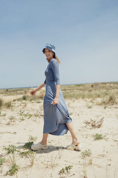 TSHIRT TRUMPET SKIRT-BLUE