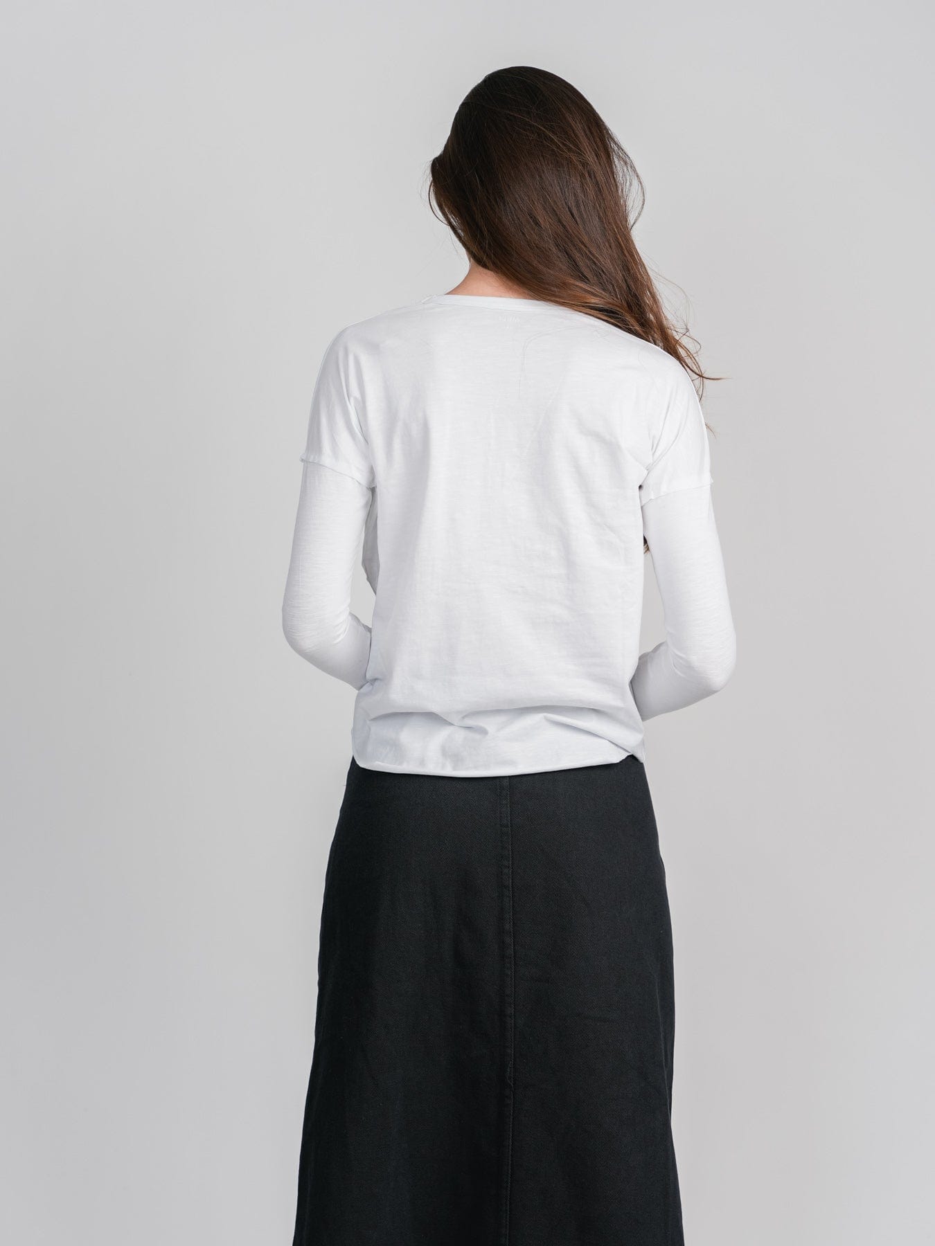 RAW EDGE T-SHIRT-WHITE