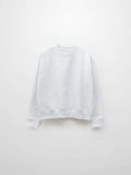 Embroidered Swirl Sweatshirt-White