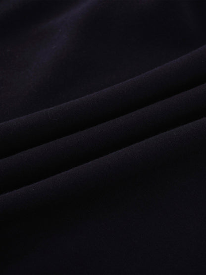 Embroidered Sweatshirt-Black Crest