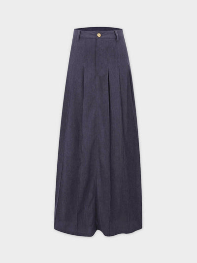 Corduroy Skirt-Grey