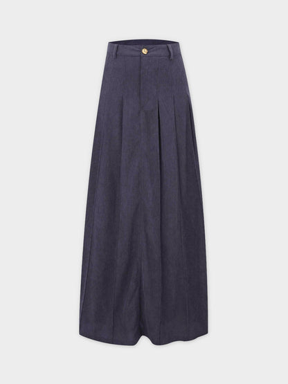Corduroy Skirt-Grey