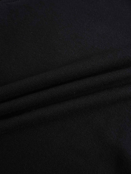 Melania Chiffon Sweater-Black