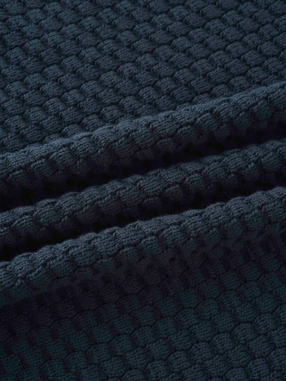 Box Weave Vest-Hunter Green