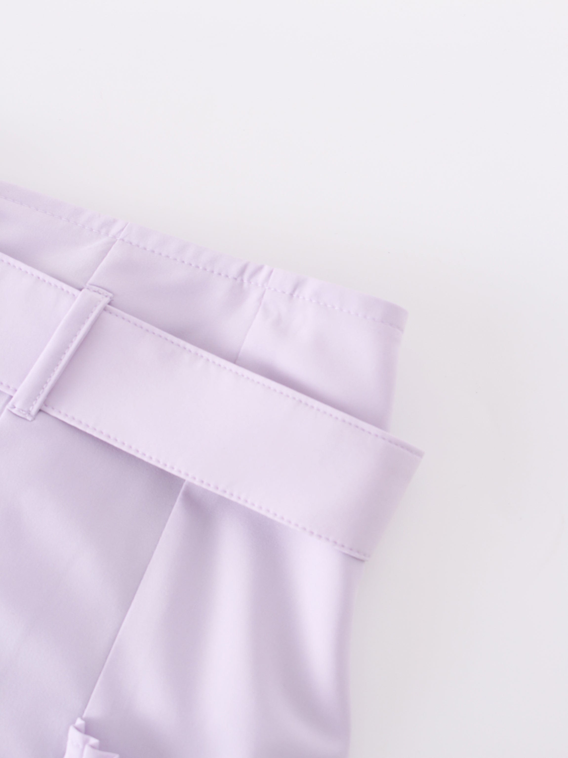 Pintuck Pocket Skirt-Lavender