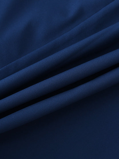 Pintuck Pocket Skirt-Navy
