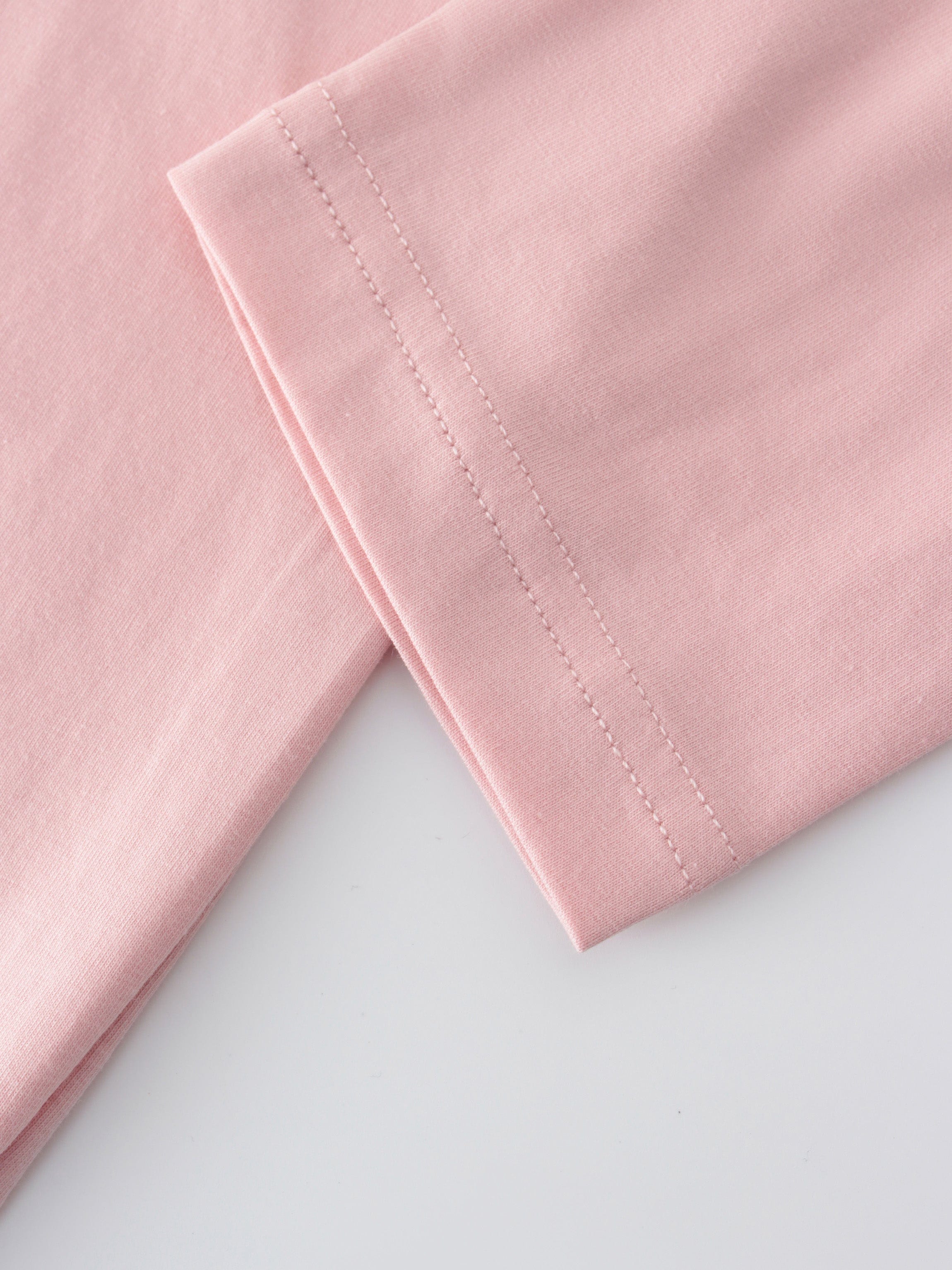 HENLEY DRAWSTRING TEE-PINK