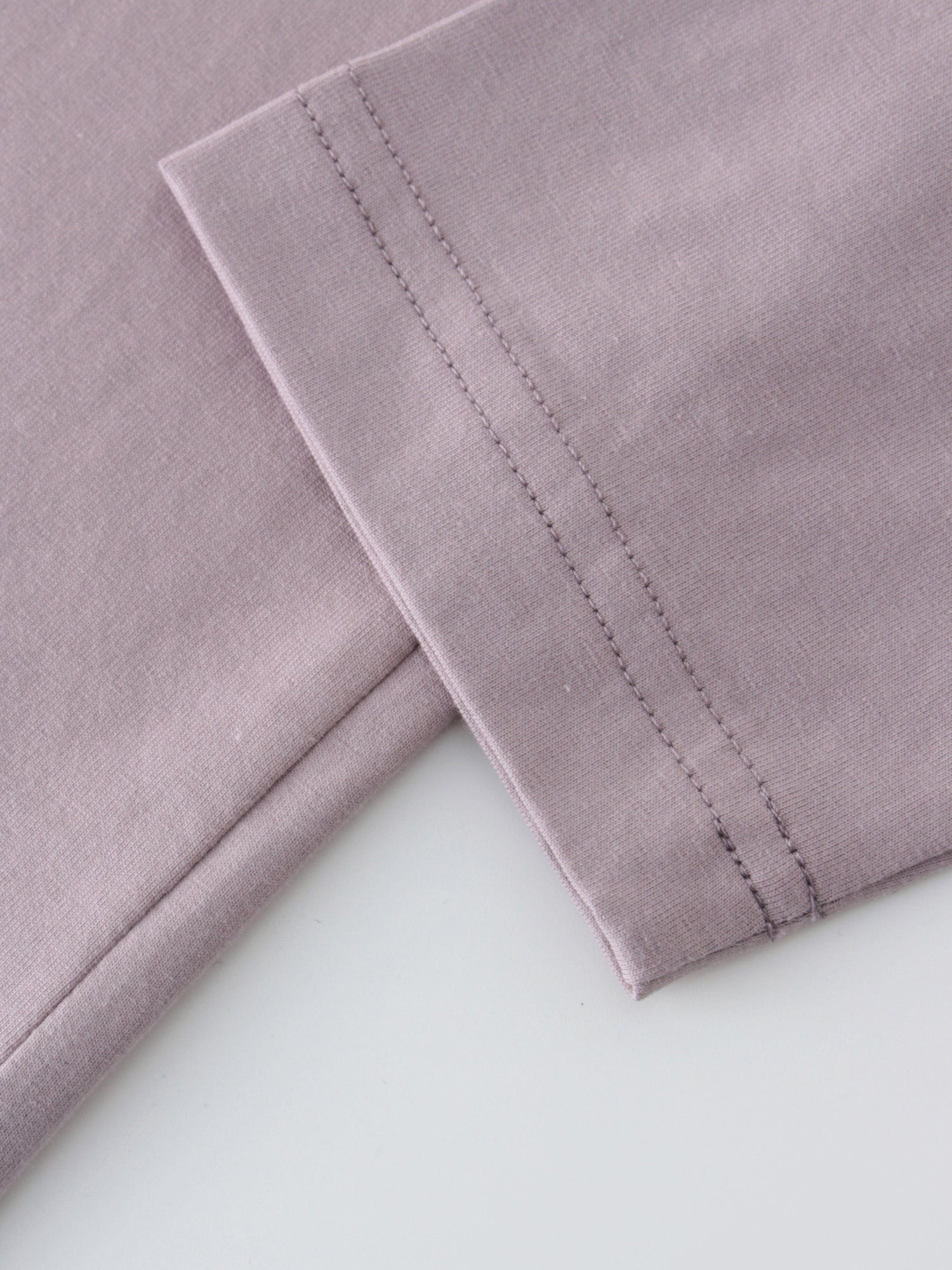 HENLEY DRAWSTRING TEE-LILAC