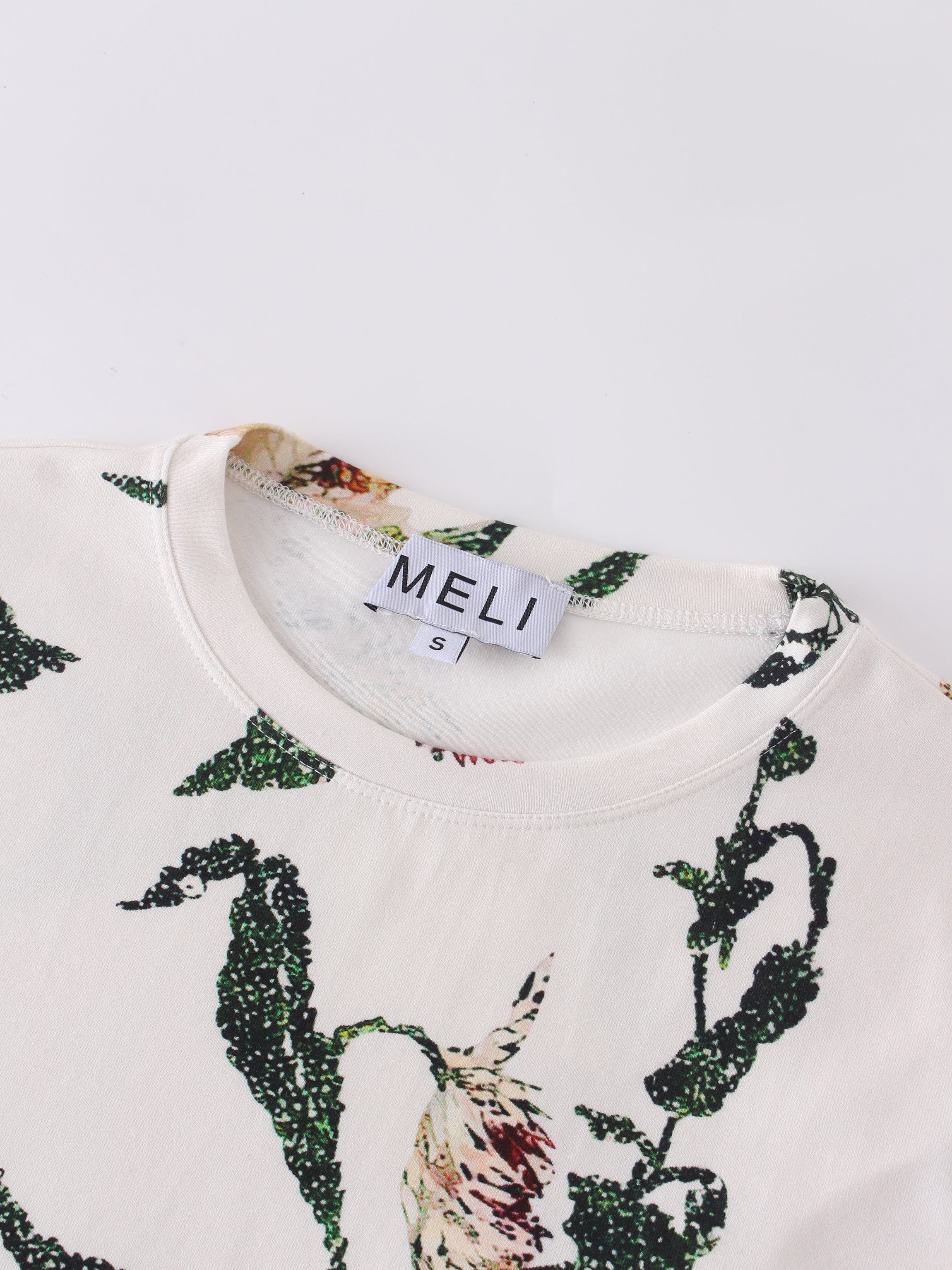 Printed Modal Tee-Oscar Floral