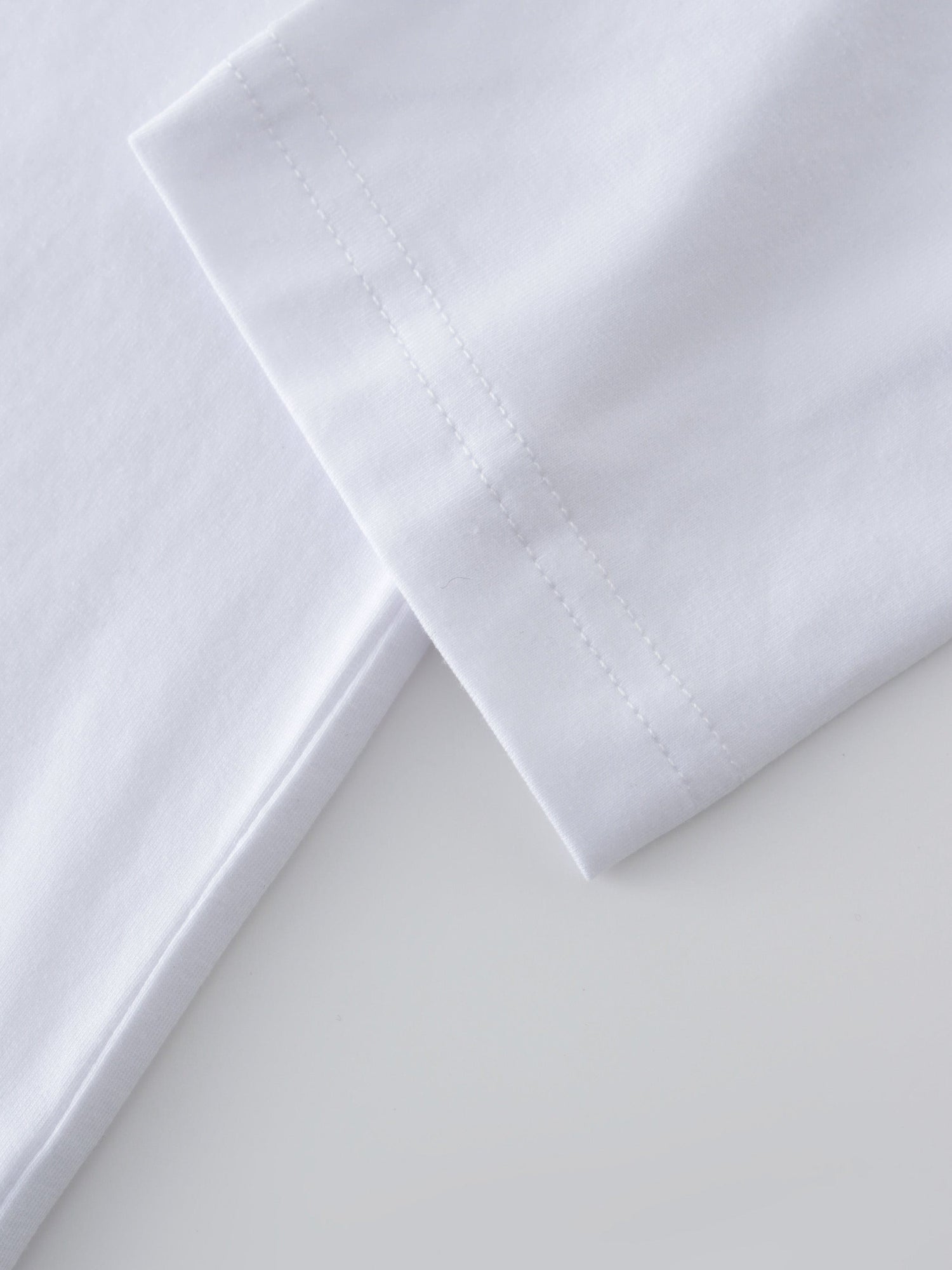 HENLEY DRAWSTRING TEE-WHITE