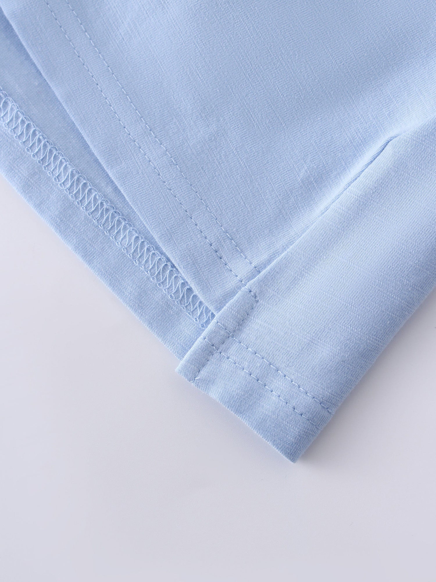 COLLAR TEE-LIGHT BLUE