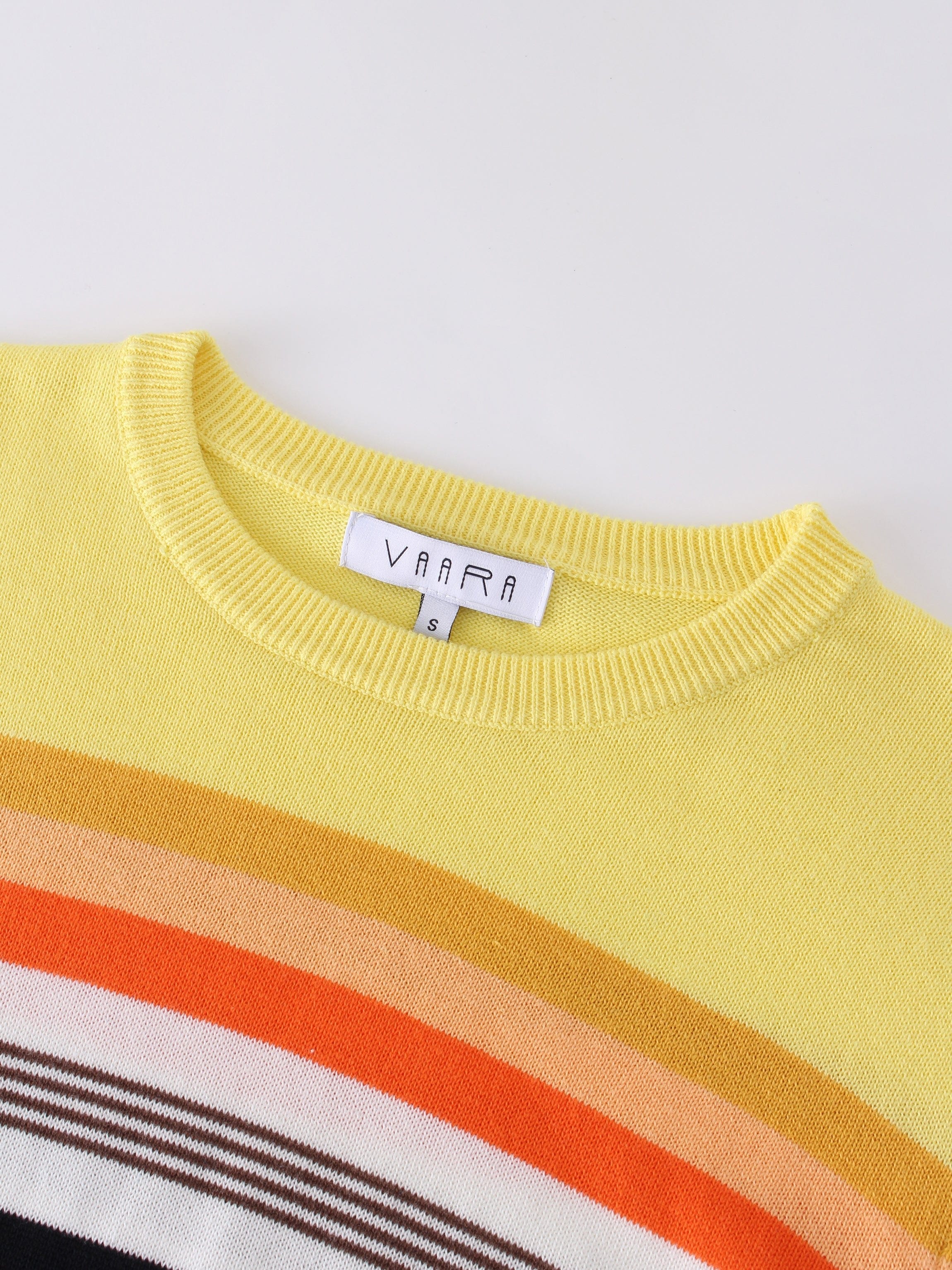 Printed Sweater-Bright Stripes