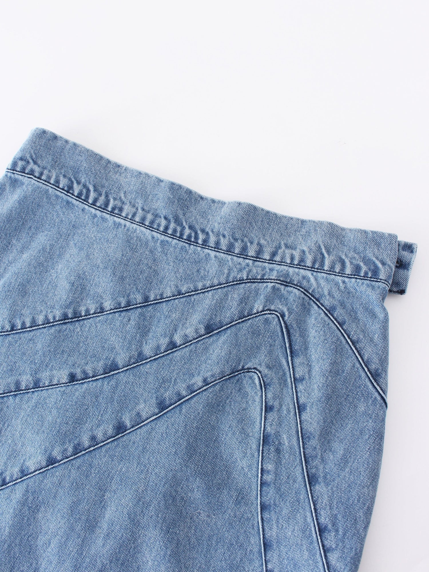 denim seam skirt