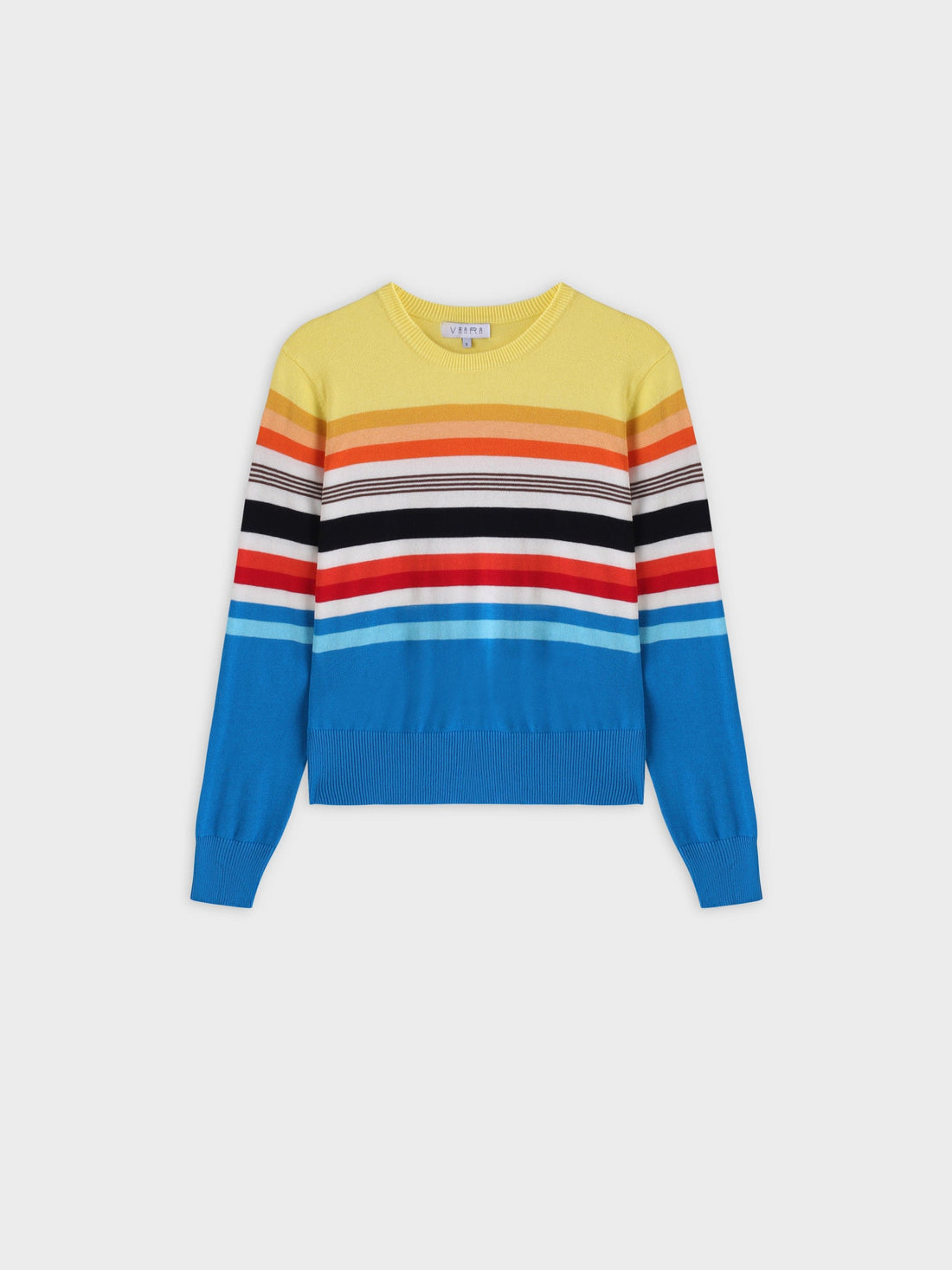 Printed Sweater-Bright Stripes