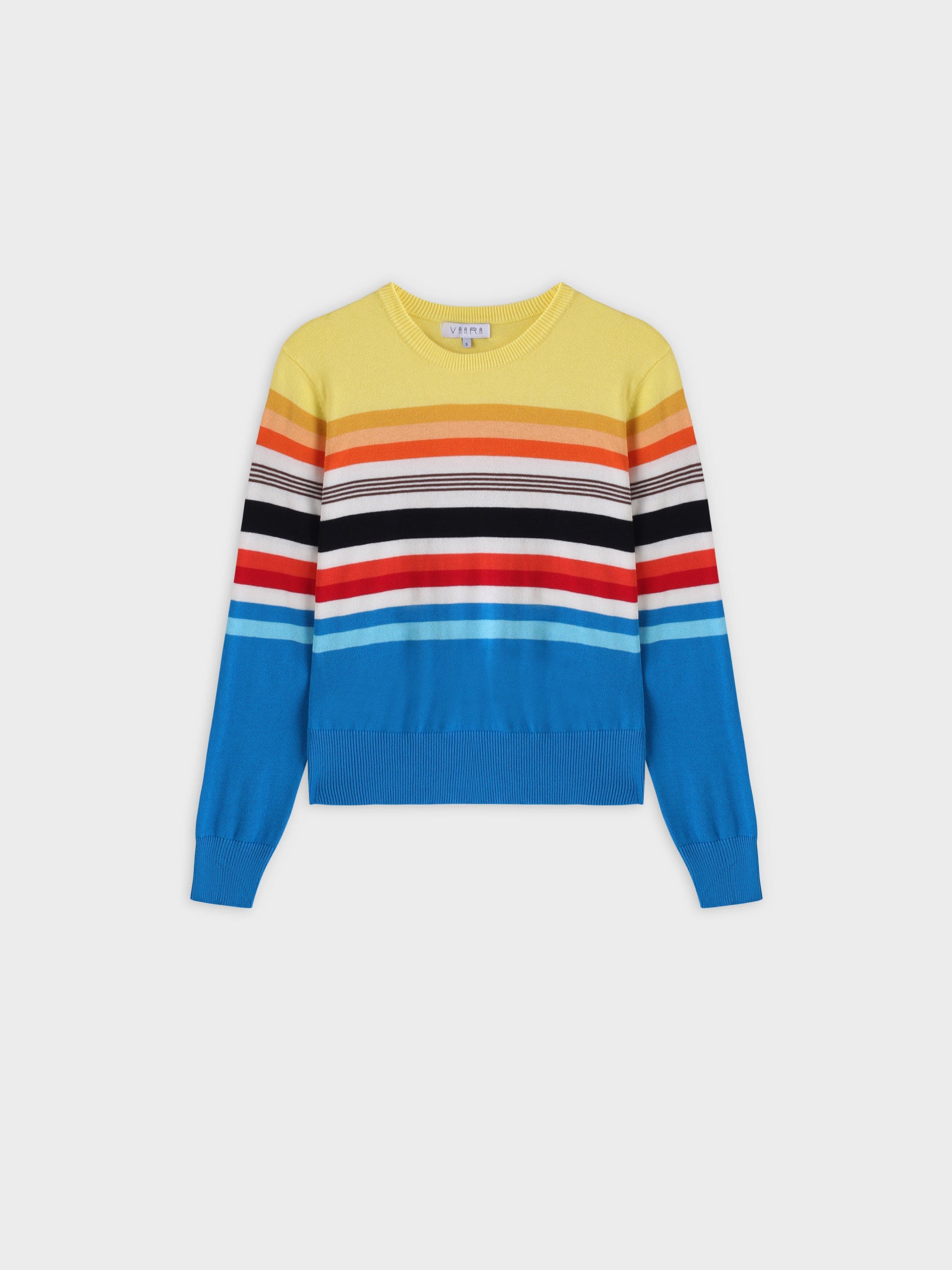 Printed Sweater-Bright Stripes