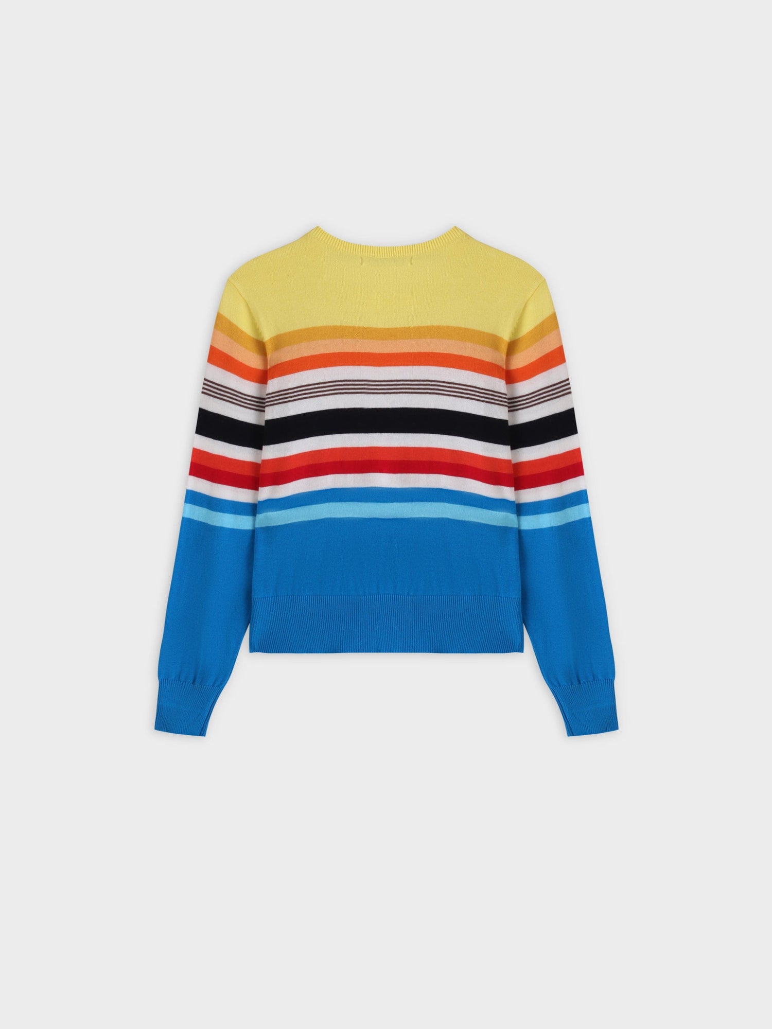 Printed Sweater-Bright Stripes