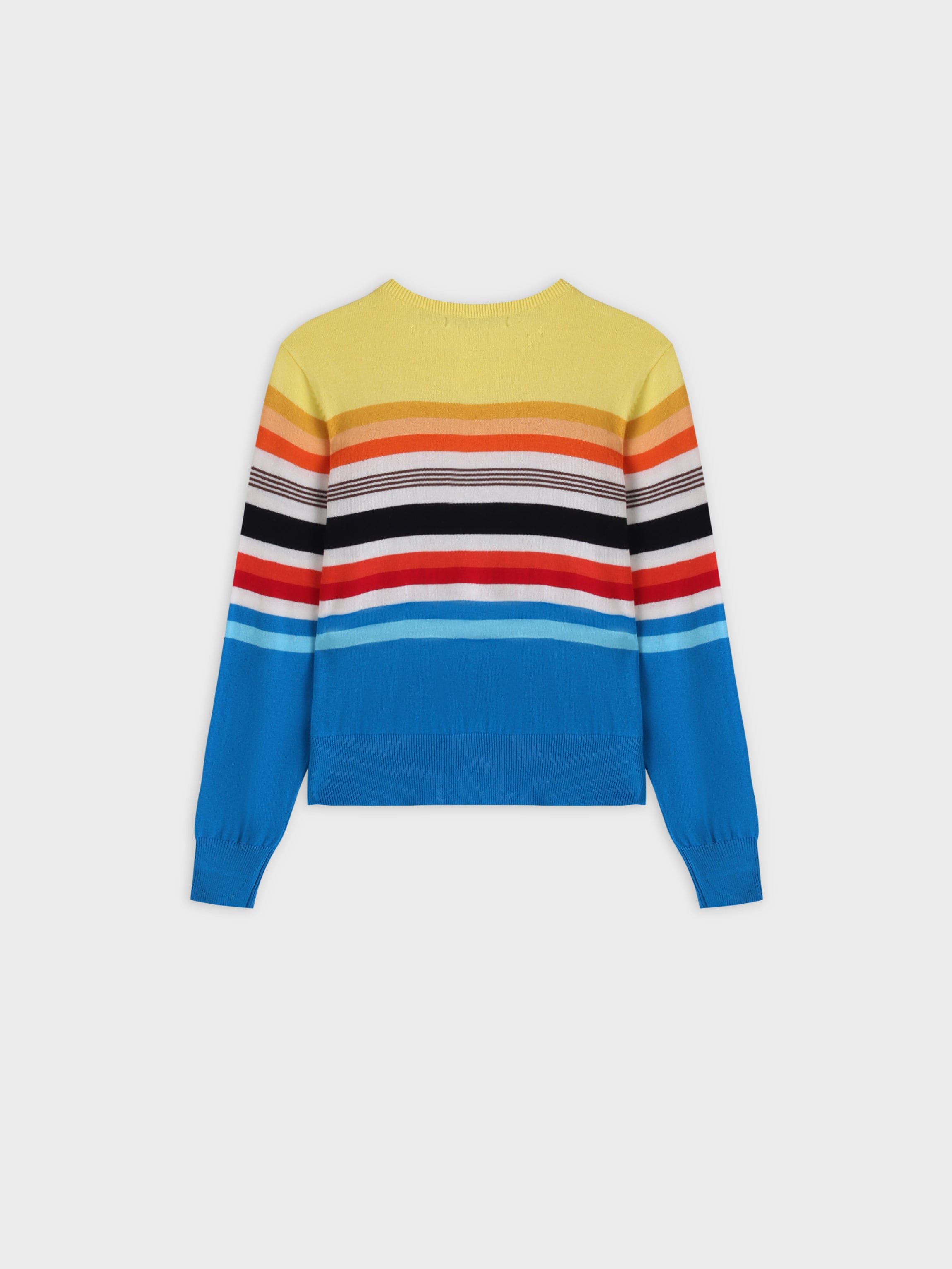 Printed Sweater-Bright Stripes