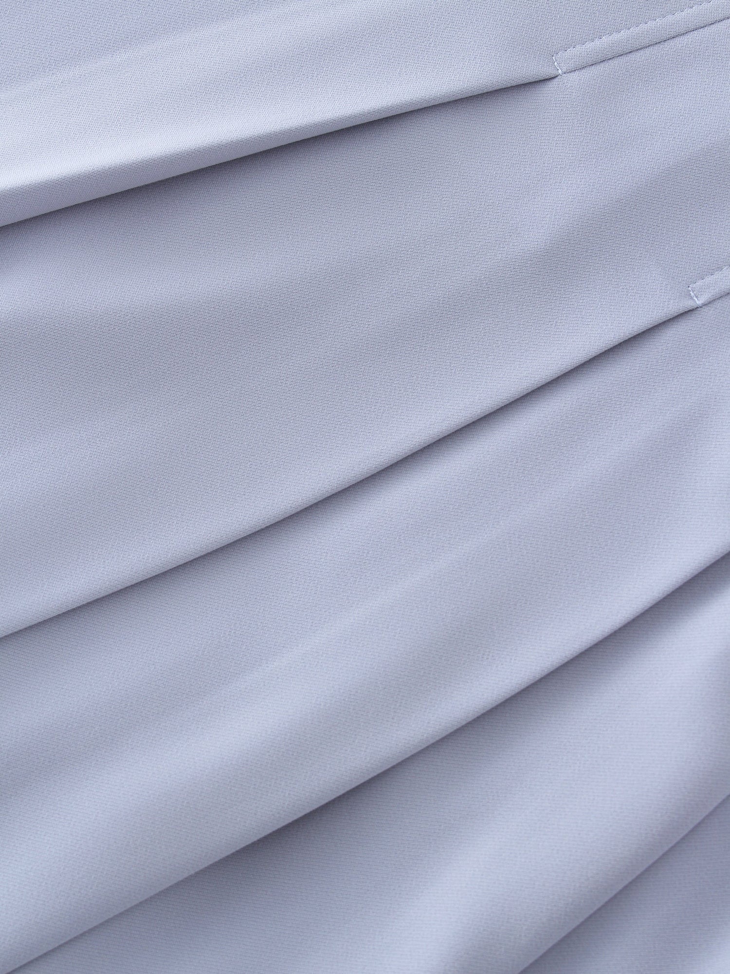 Yoke Pleated Skirt 37"-Grey Blue