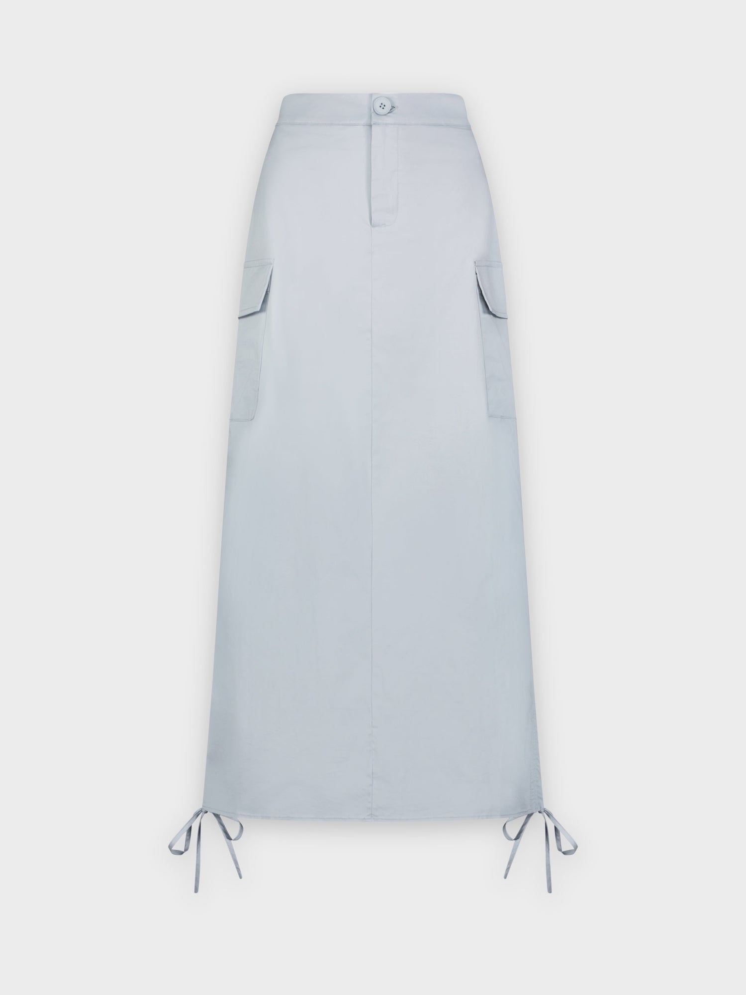 SIDE PULL SKIRT-LT BLUE