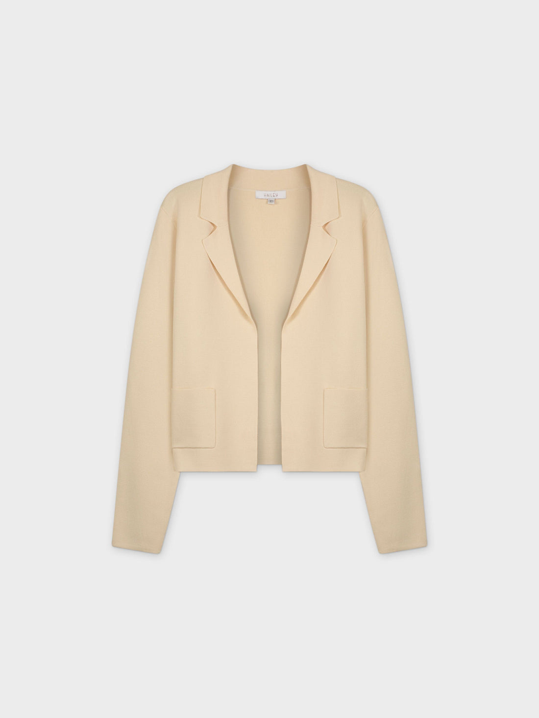 KNIT BLAZER-IVORY