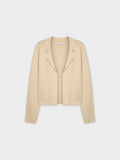 KNIT BLAZER-IVORY
