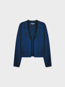 KNIT BLAZER-NAVY