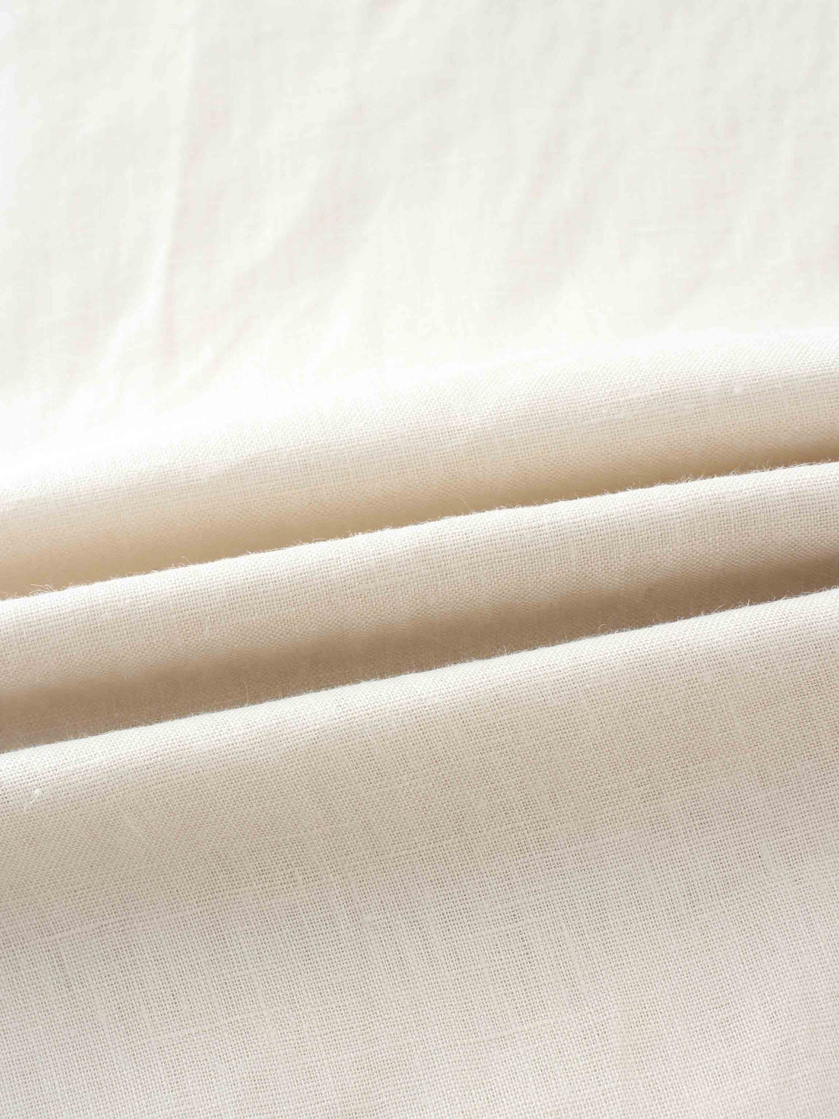 Linen Slip Skirt-Ecru