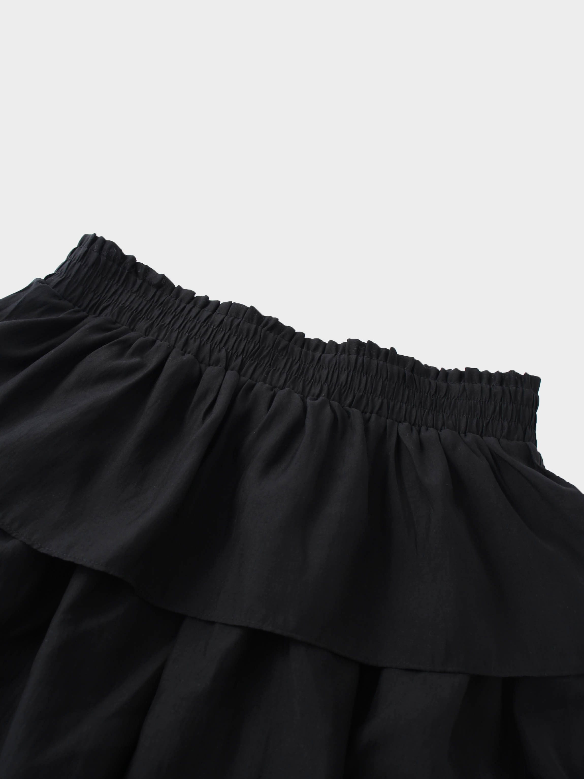 The Emme Layered Skirt-Black