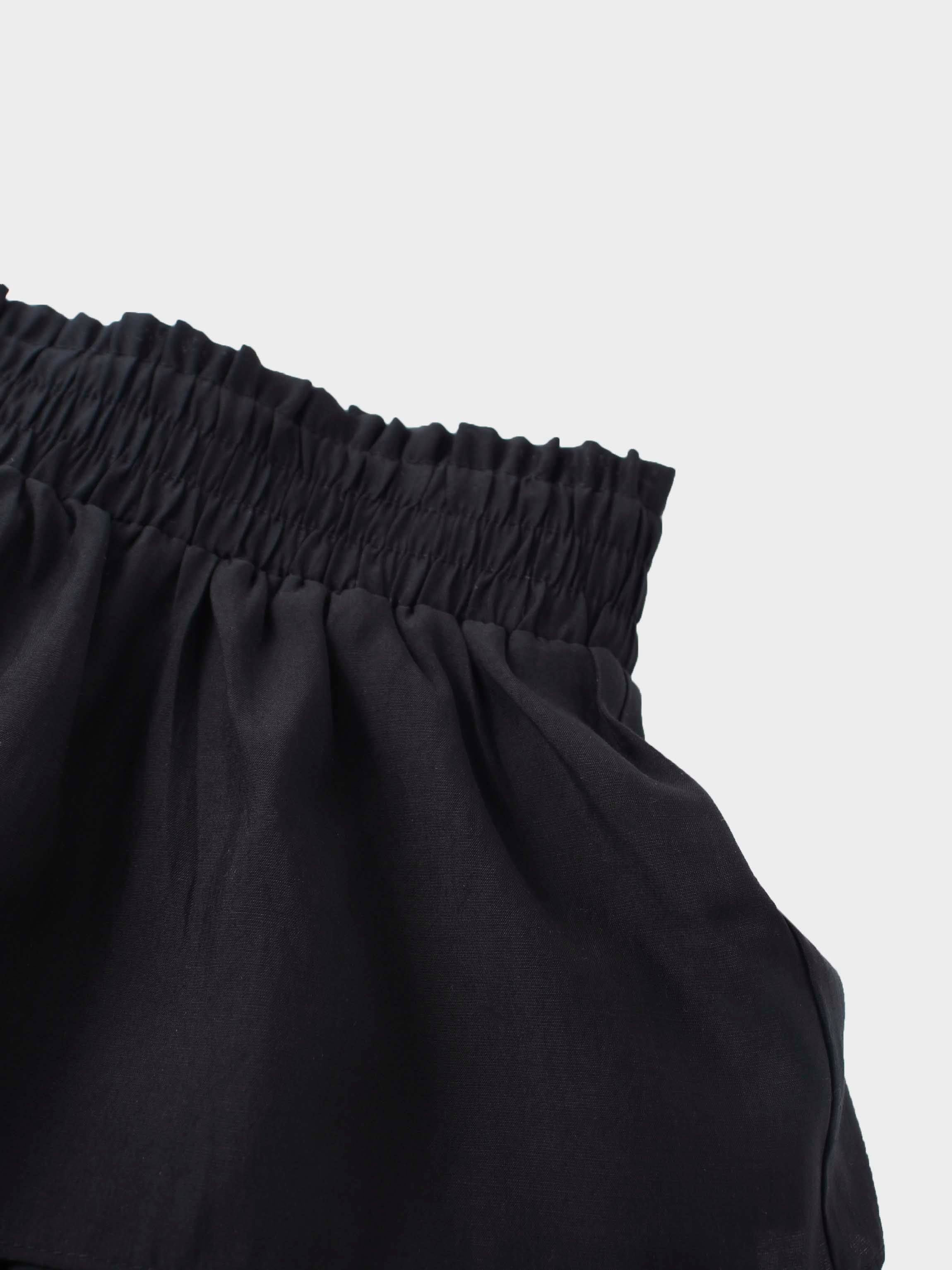 The Emme Layered Skirt-Black