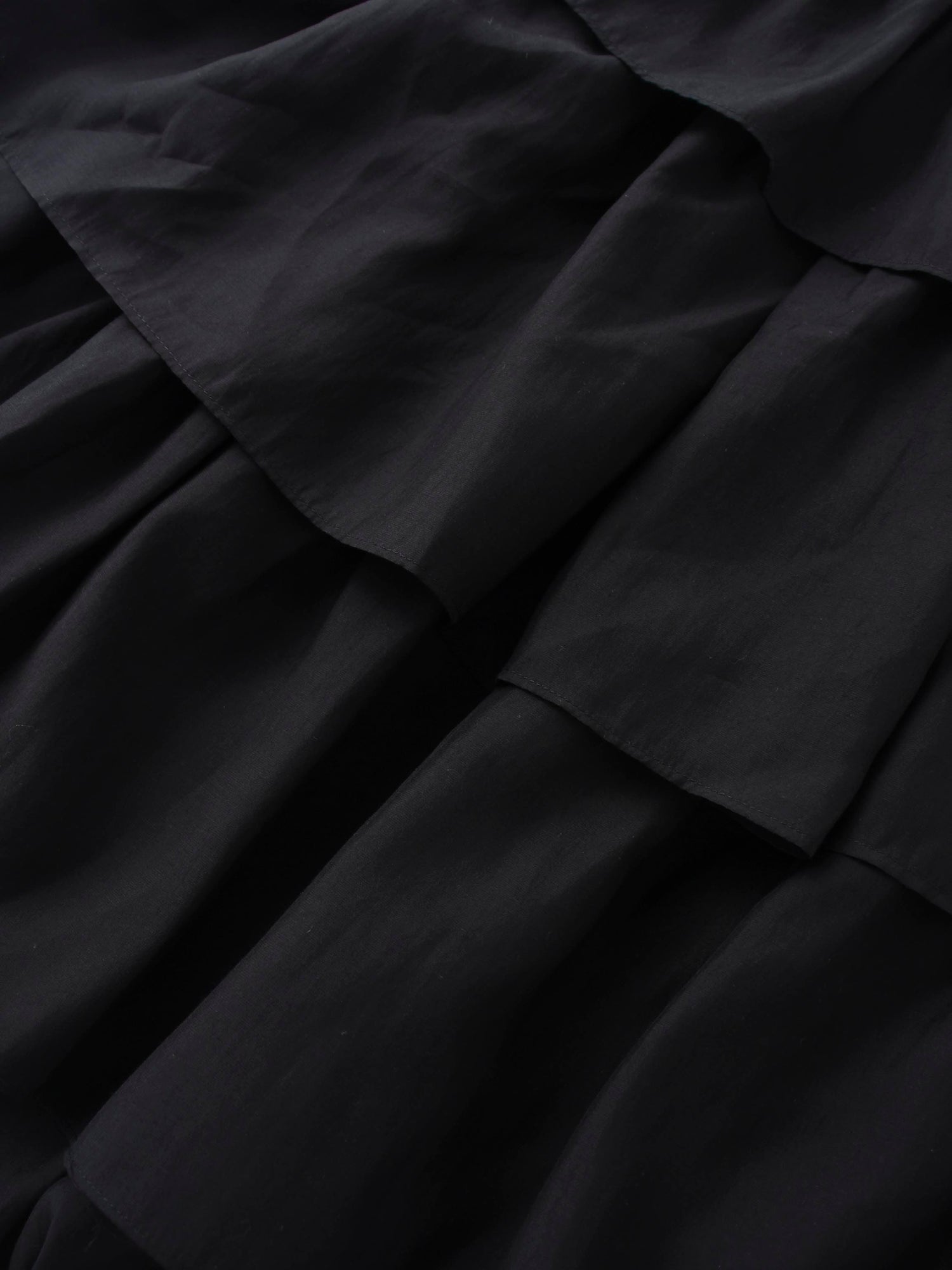 The Emme Layered Skirt-Black