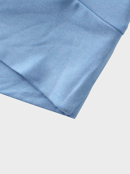 ZIP UP HOODIE-SKY BLUE