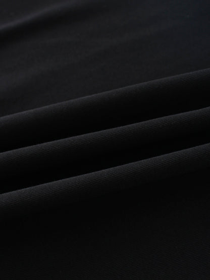 Wide Stripe Bomber-Black/Cobalt