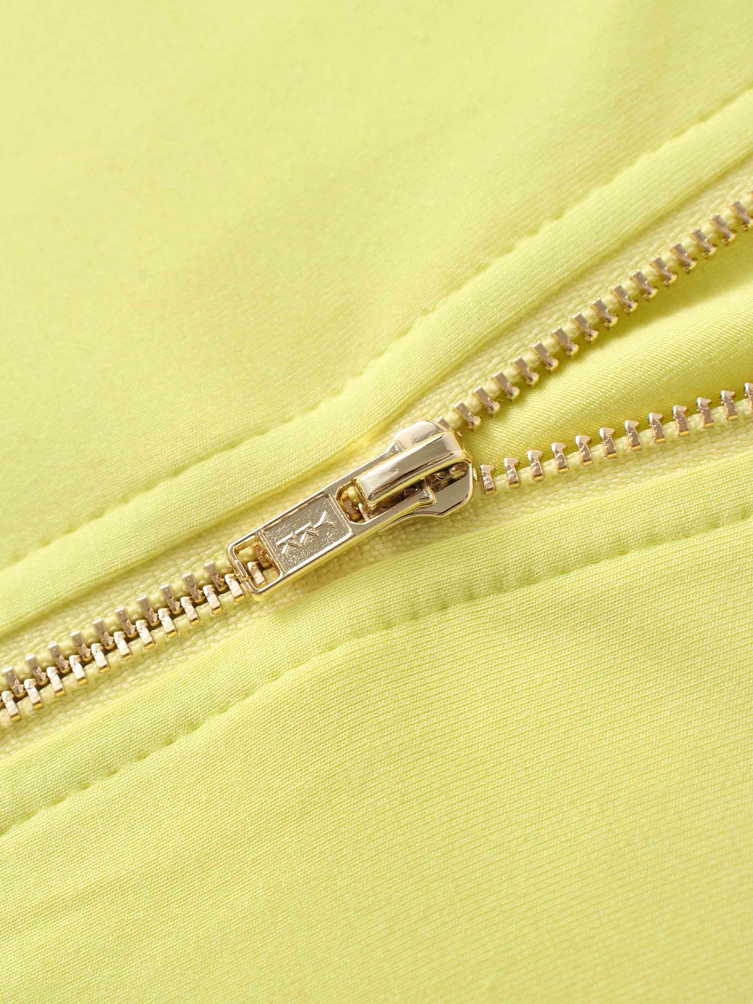 ZIP UP HOODIE-YELLOW