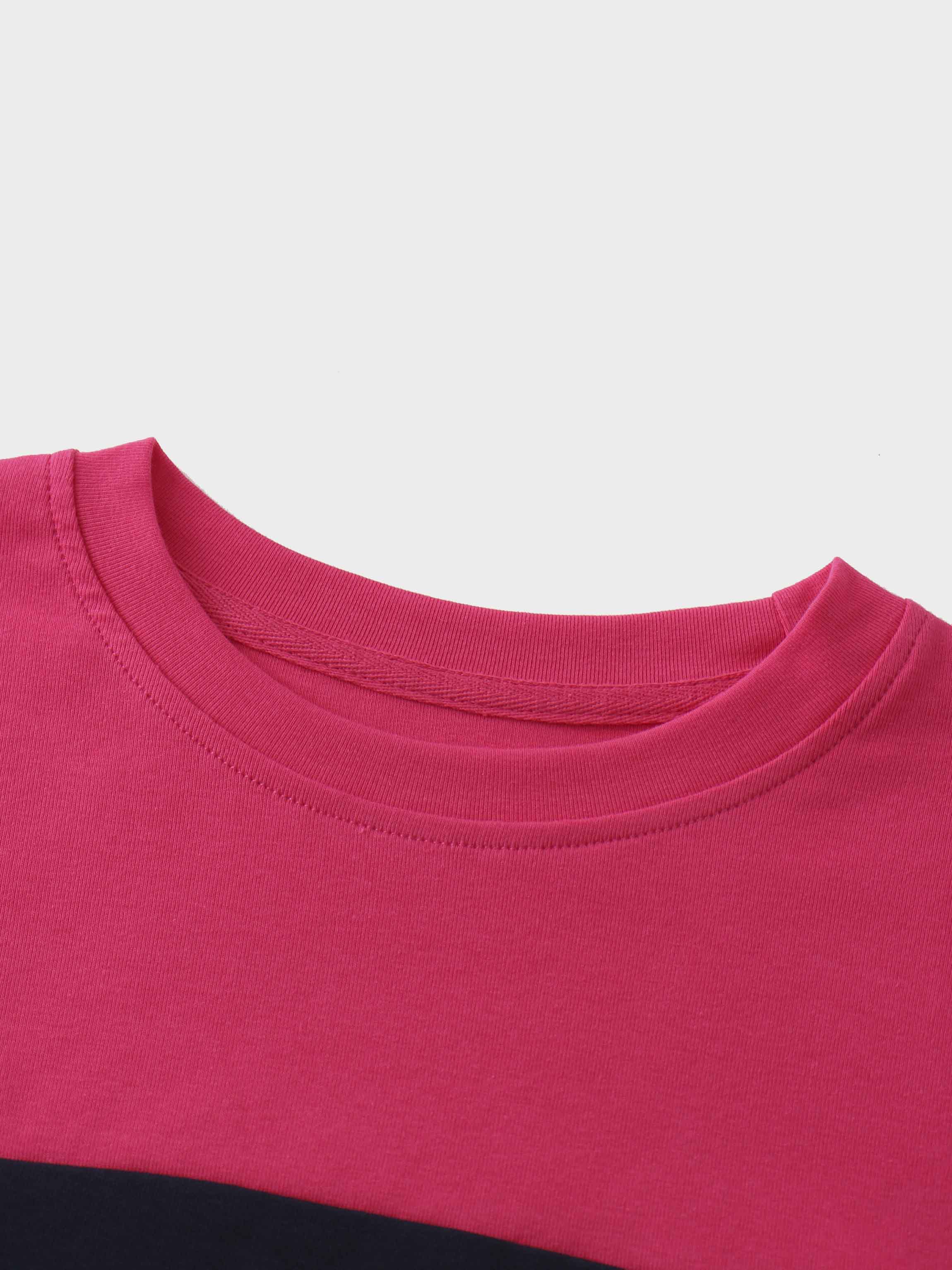 Wide Stripe Bomber-Pink/Blue