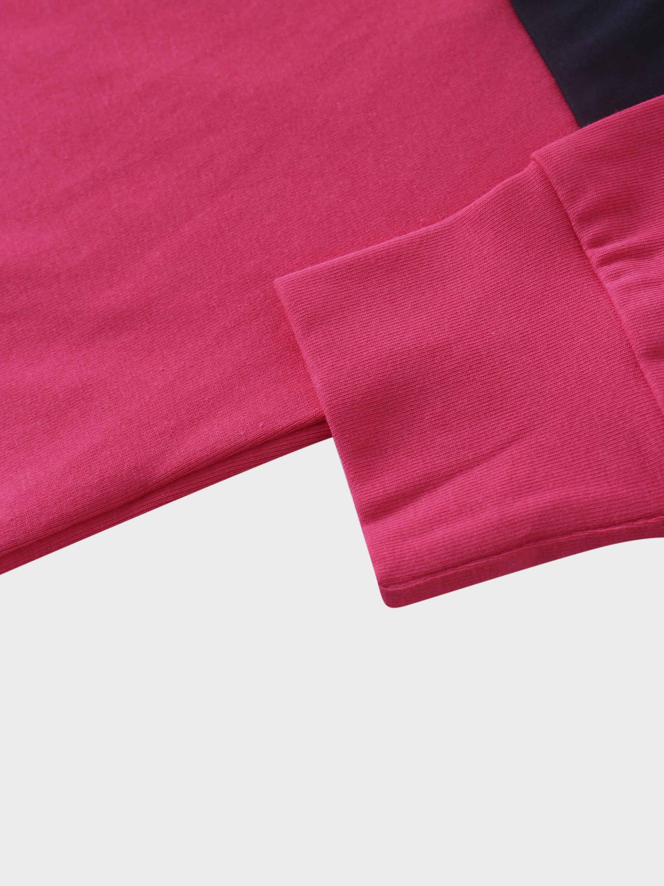 Wide Stripe Bomber-Pink/Blue